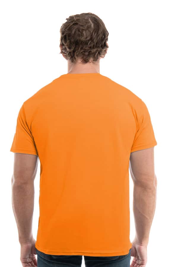 Camiseta de cuello redondo de algodón de primera calidad 3100 - Colores oscuros