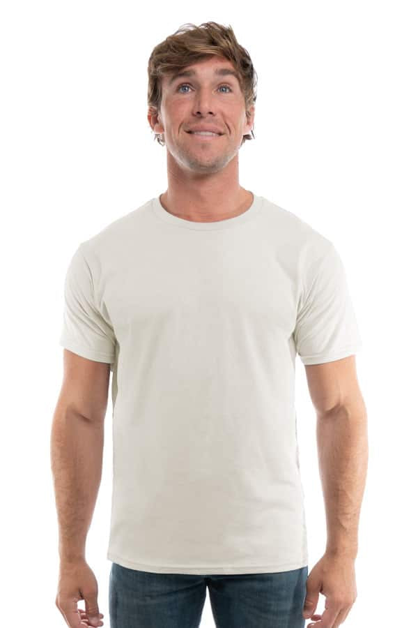 Camiseta de cuello redondo de algodón de primera calidad 3100 - Colores oscuros