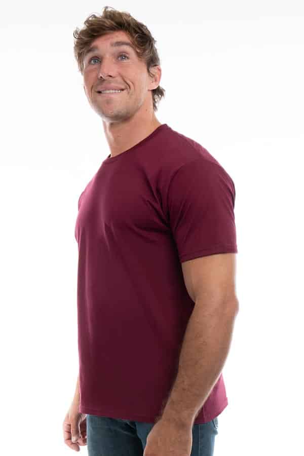 Camiseta de cuello redondo de algodón de primera calidad 3100 - Colores oscuros