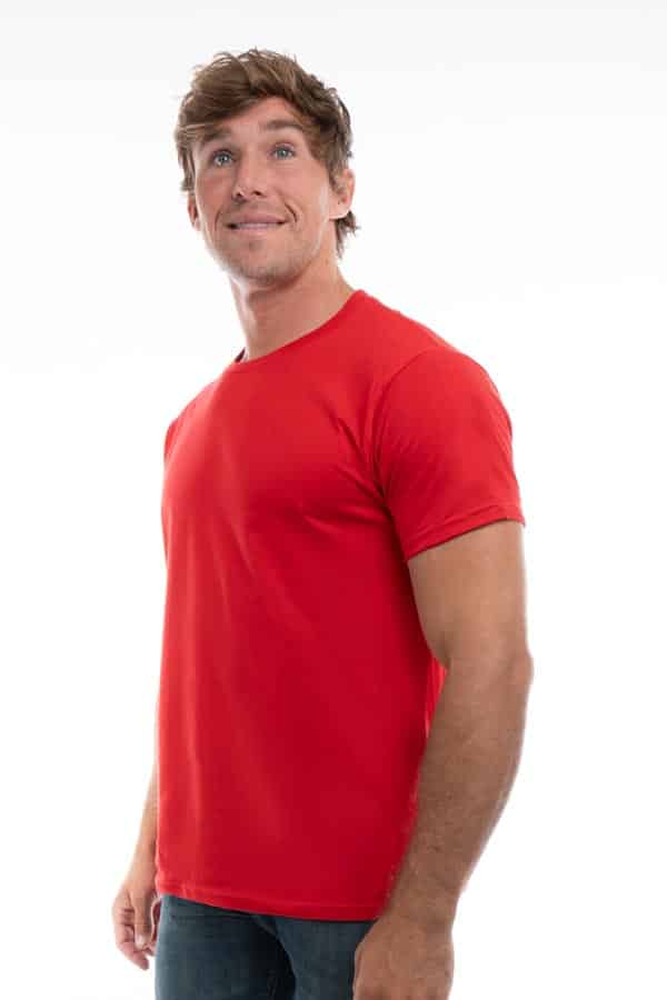 Camiseta de cuello redondo de algodón de primera calidad 3100 - Colores oscuros