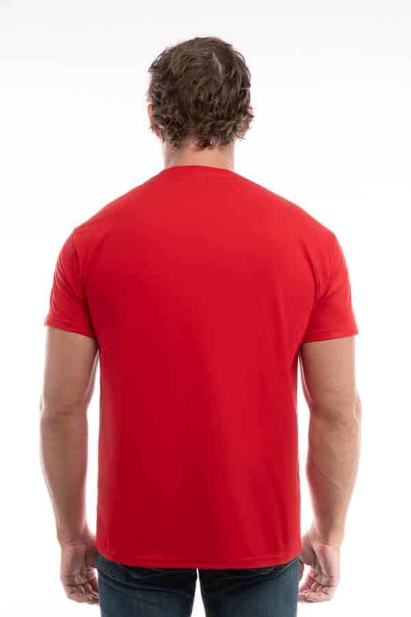 Camiseta de cuello redondo de algodón de primera calidad 3100 - Colores oscuros
