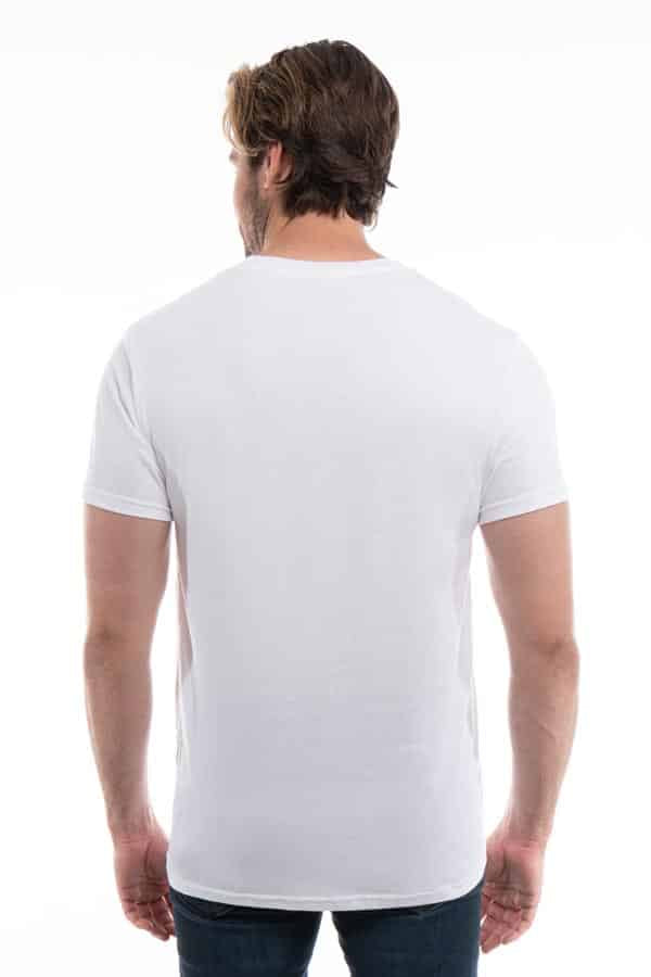 Camiseta de cuello redondo de algodón de primera calidad 3100 - Colores oscuros
