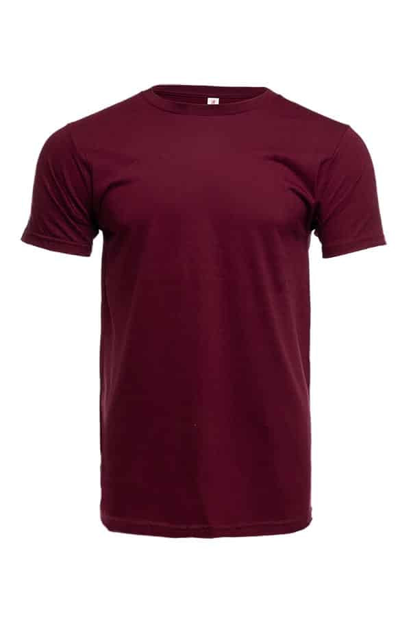 Camiseta de cuello redondo de algodón de primera calidad 3100 - Colores oscuros