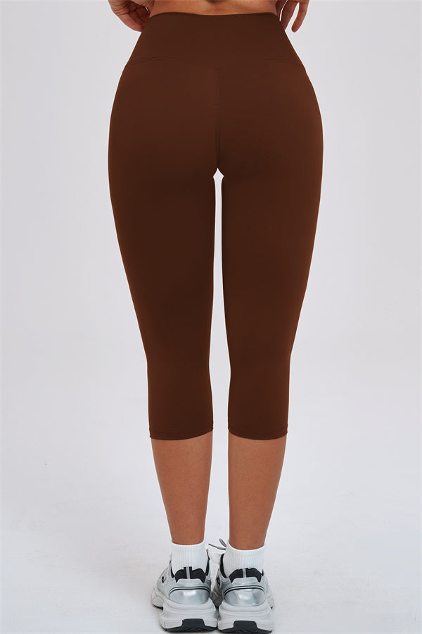 Conjunto de 2 piezas de leggings capri y manga larga Twirl