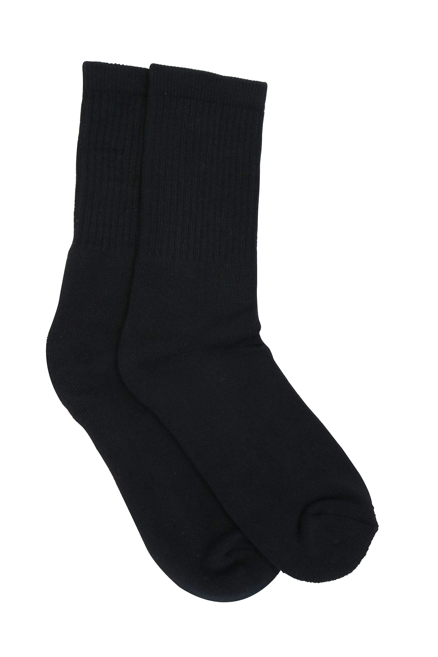 Calcetines de viscosa de bambú negros 3/4 hasta la pantorrilla