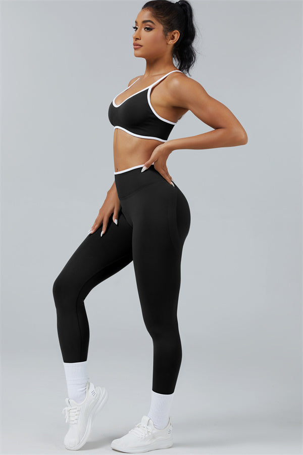 El conjunto de 2 piezas de leggings y sujetador deportivo Elevate
