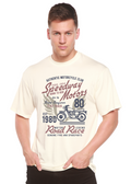 Camiseta gráfica de manga corta de viscosa de bambú/algodón orgánico para hombre Speedway Motor Spun Bamboo®
