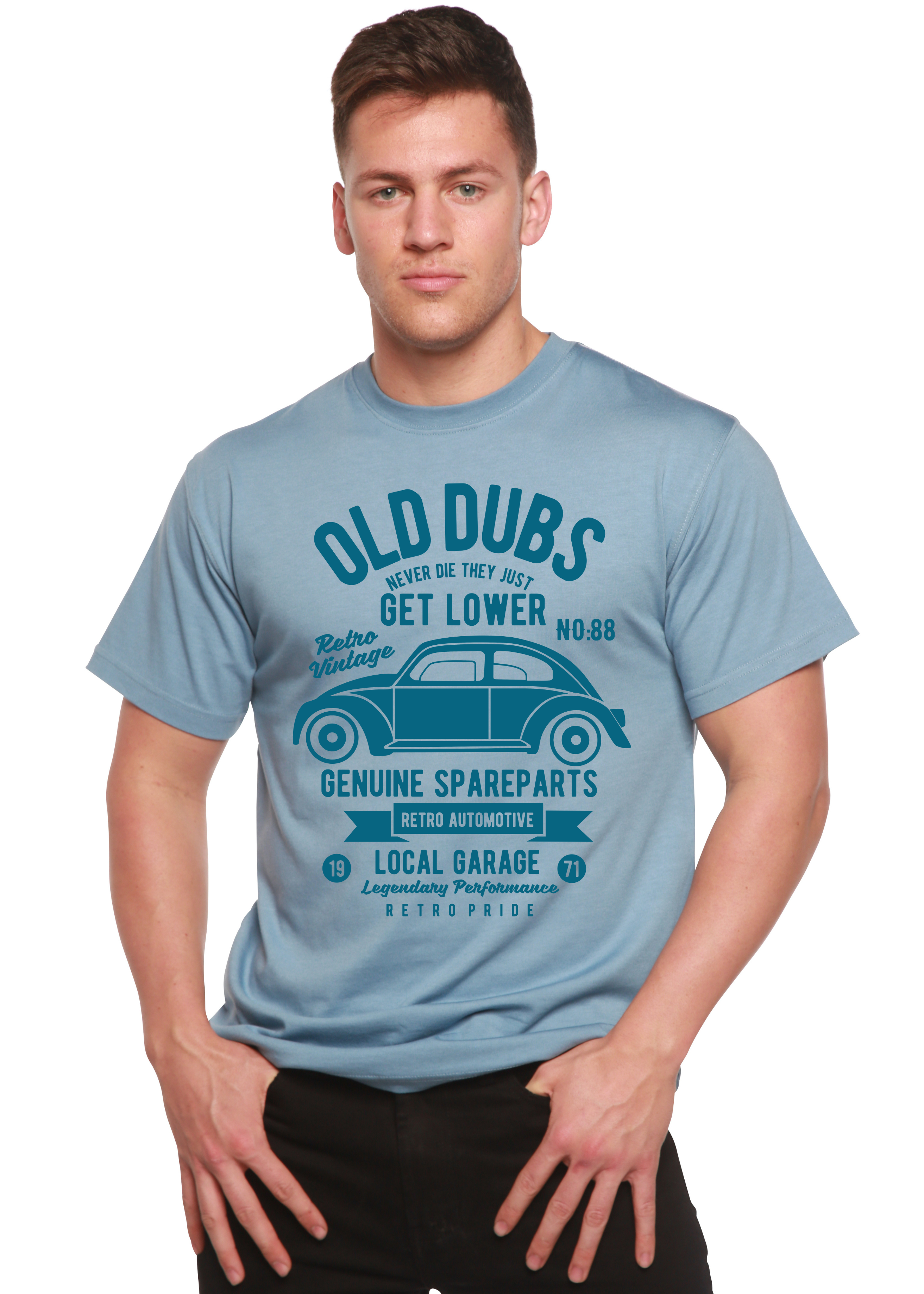 Camiseta gráfica de manga corta de bambú/algodón orgánico Spun Bamboo® para hombre de Old Dubs