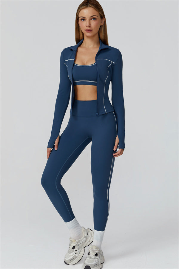 The Venus Zip Top Leggings 2-Piece Set