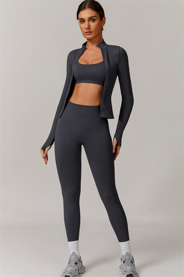 Conjunto de 2 piezas de chaqueta y leggings Nova Luxe