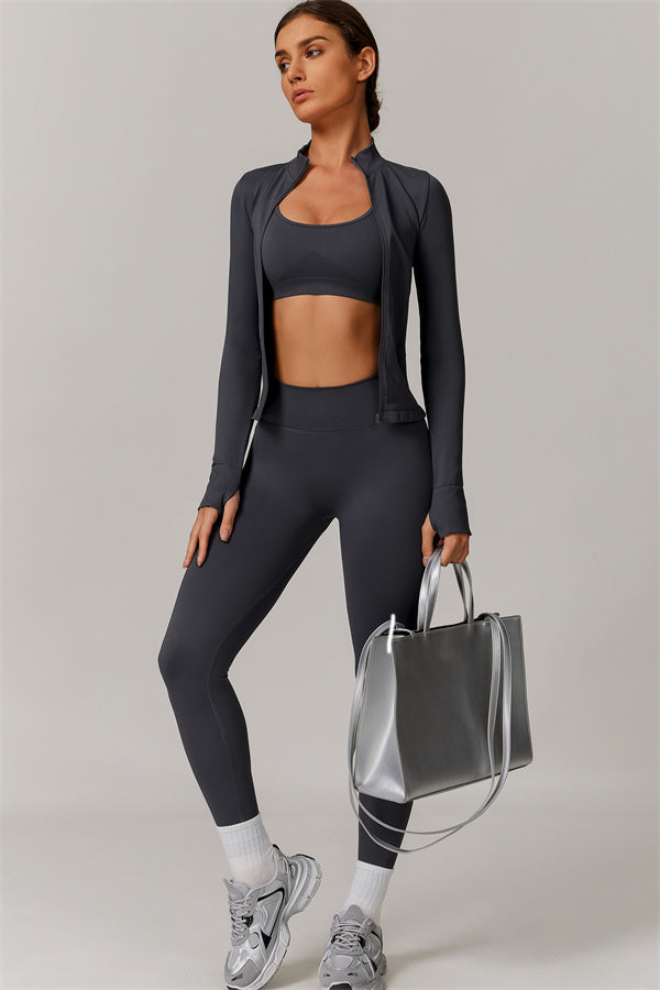 Conjunto de 2 piezas de chaqueta y leggings Nova Luxe