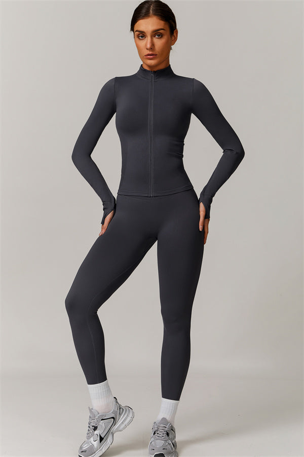 Conjunto de 2 piezas de chaqueta y leggings Nova Luxe