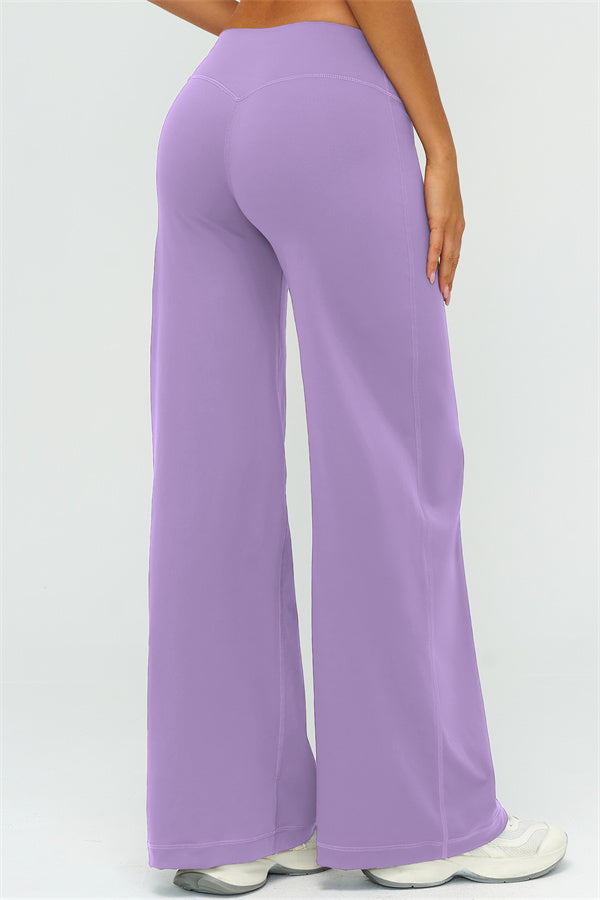Top Halter Twirl y Pantalones Rectos de 2 Piezas
