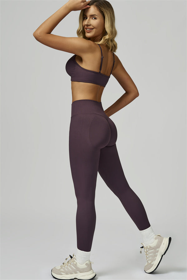 El conjunto de 2 piezas de leggings y sujetador deportivo Prime