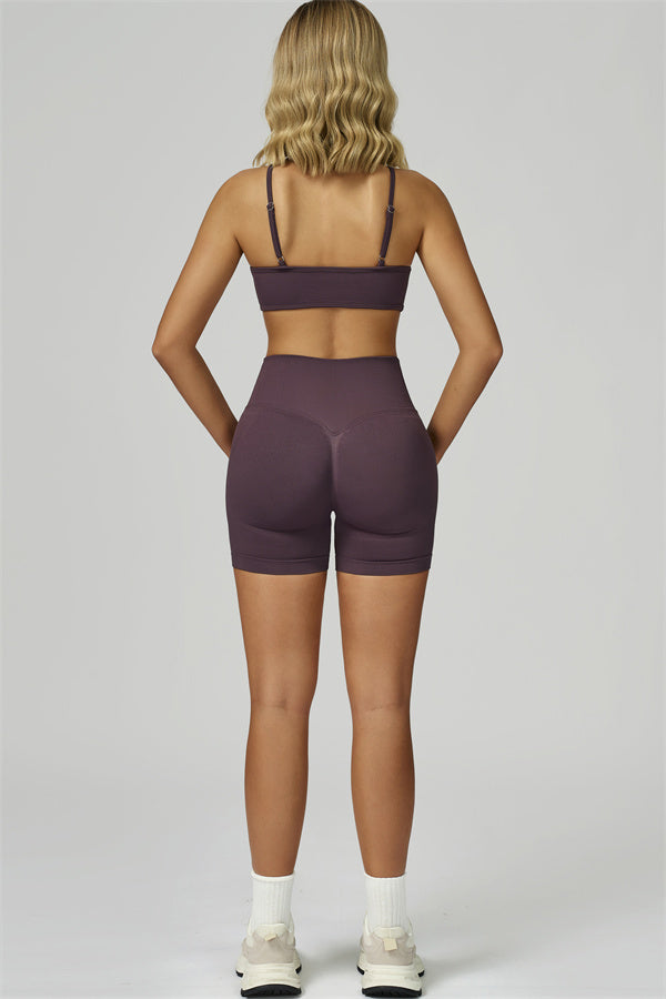 Conjunto de 2 piezas de shorts y top deportivo Prime
