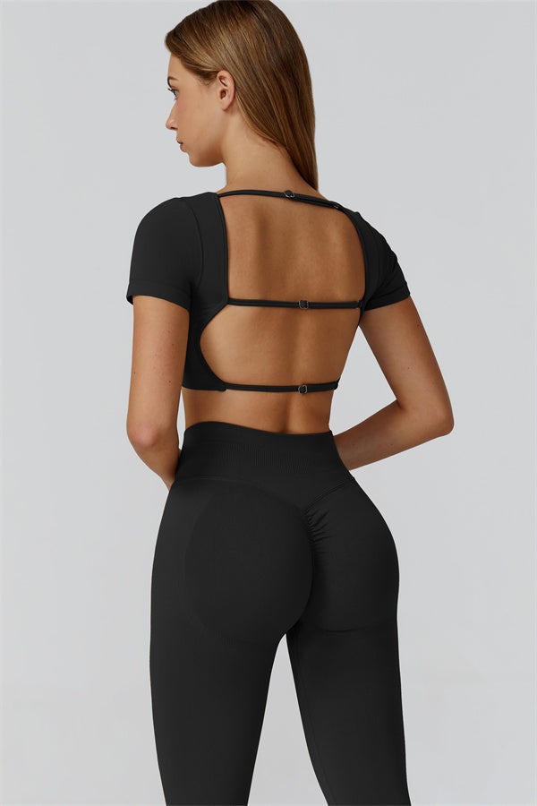 Conjunto de 2 piezas Reign Crop Top y Leggings