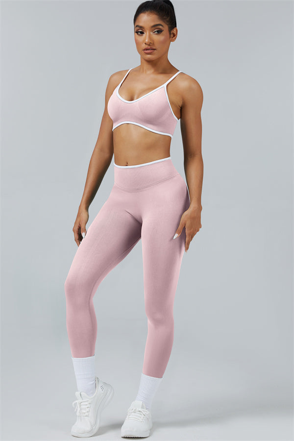 El conjunto de 2 piezas de leggings y sujetador deportivo Elevate