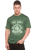Camiseta gráfica de manga corta de viscosa de bambú/algodón orgánico para hombre Sail Away Spun Bamboo®