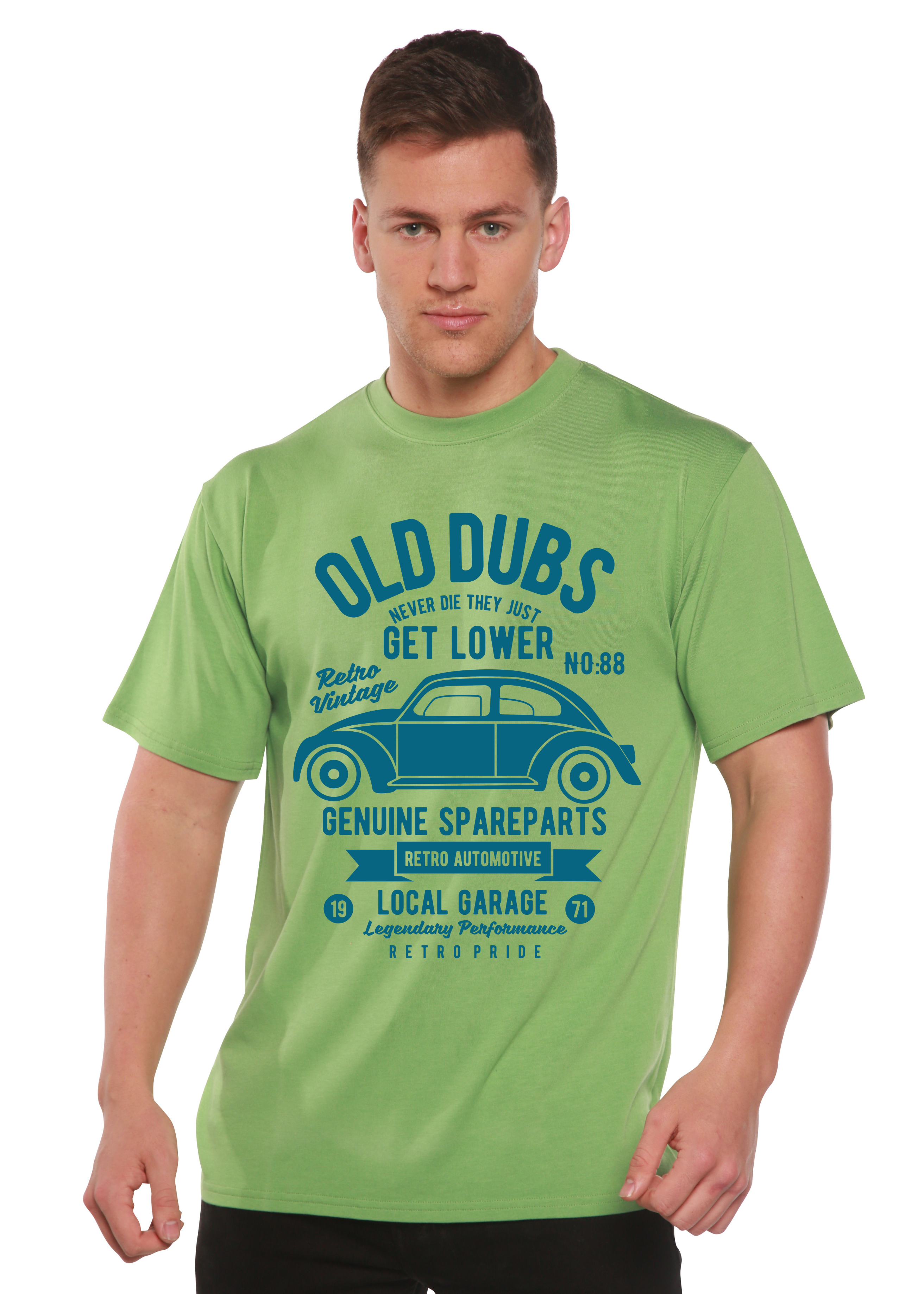 Camiseta gráfica de manga corta de bambú/algodón orgánico Spun Bamboo® para hombre de Old Dubs