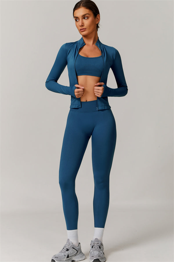 Conjunto de 2 piezas de chaqueta y leggings Nova Luxe