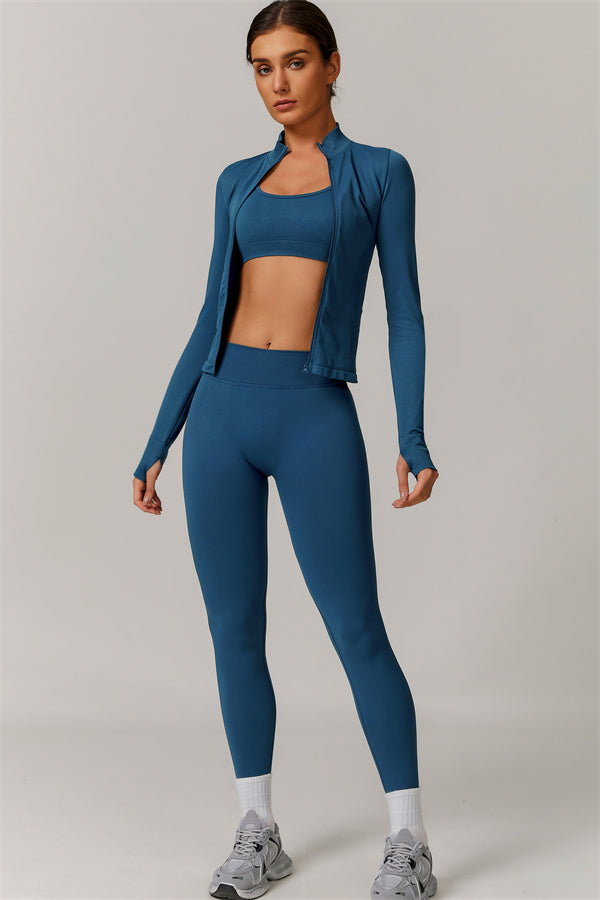 Conjunto de 2 piezas de chaqueta y leggings Nova Luxe