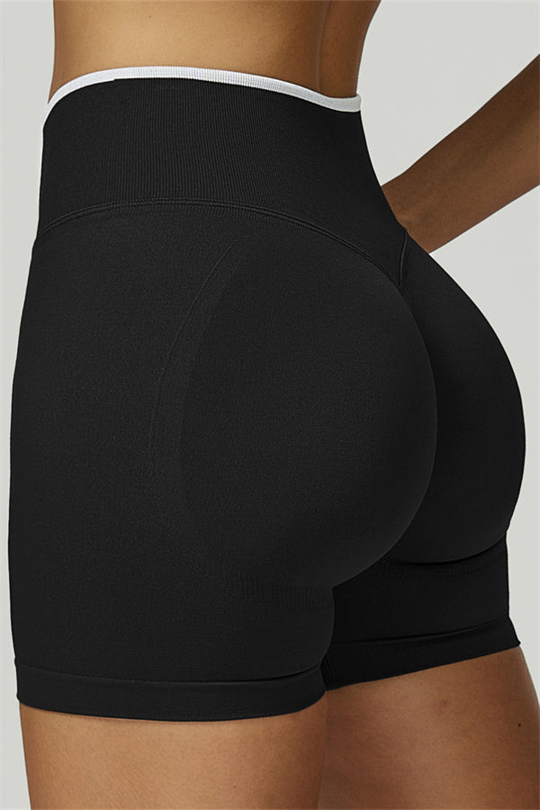 Conjunto de 2 piezas de shorts y top corto de manga larga Prime Line