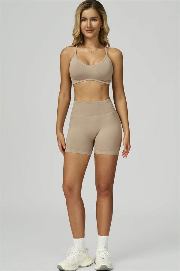 Conjunto de 2 piezas de shorts y top deportivo Prime