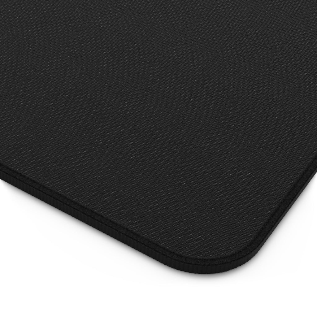 AFTRZ MMXXV Alfombrilla de escritorio elegante negra con superficie texturizada