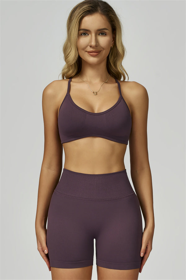 Conjunto de 2 piezas de shorts y top deportivo Prime