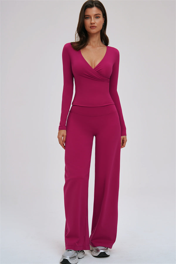The Twirl Long Sleeve T-shirt New Straight Leg Pants 2-Piece Set
