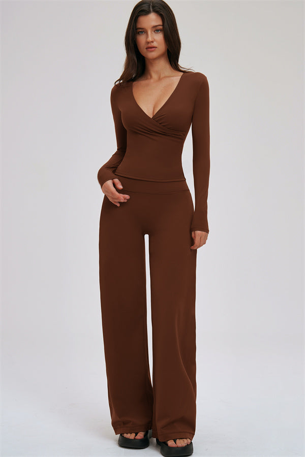 The Twirl Long Sleeve T-shirt New Straight Leg Pants 2-Piece Set