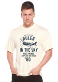 Ruler In The Sky Spun Bamboo® Camiseta Gráfica de Manga Corta de Bambú Viscosa/Algodón Orgánico para Hombre