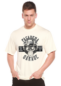 Camiseta Gráfica de Manga Corta de Viscosa de Bambú/Algodón Orgánico para Hombre Pasadena Garage