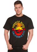 Sunshine Paradise Spun Bamboo® Camiseta Gráfica de Manga Corta de Bambú Viscosa/Algodón Orgánico para Hombre