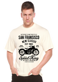 Camiseta gráfica de manga corta San Fransisco Spun Bamboo® de viscosa de bambú y algodón orgánico para hombre