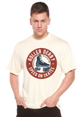 Camiseta gráfica de manga corta para hombre Roller Derby Spun Bamboo® de viscosa de bambú y algodón orgánico