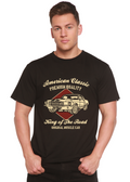 Camiseta gráfica de manga corta de bambú/algodón orgánico American Classic para hombre