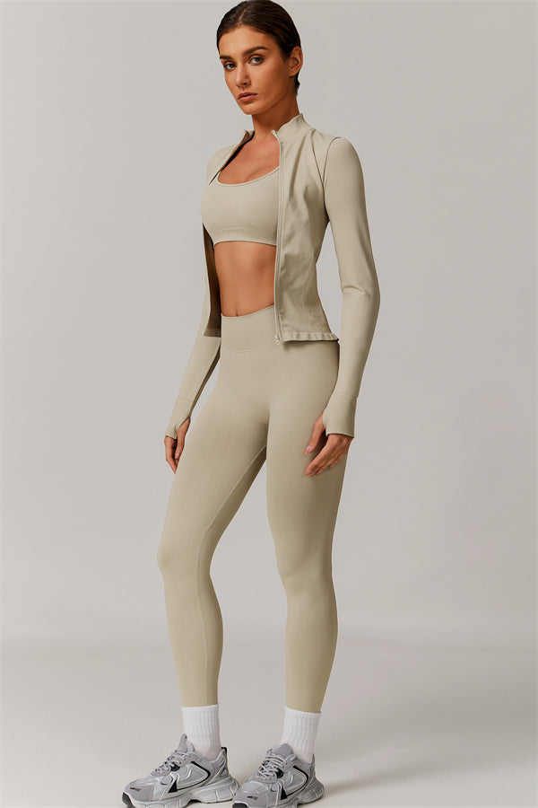 Conjunto de 2 piezas de chaqueta y leggings Nova Luxe