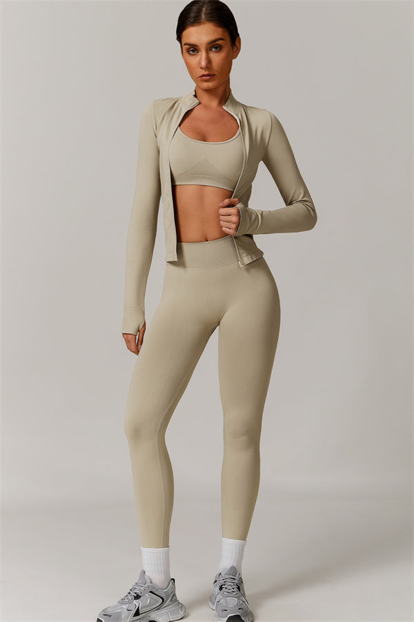 Conjunto de 2 piezas de chaqueta y leggings Nova Luxe