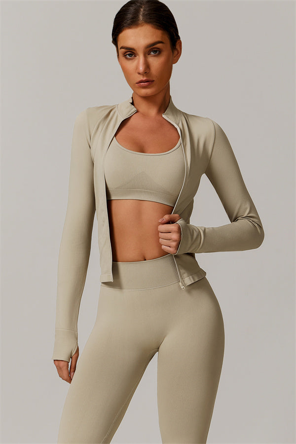 Conjunto de 2 piezas de chaqueta y leggings Nova Luxe
