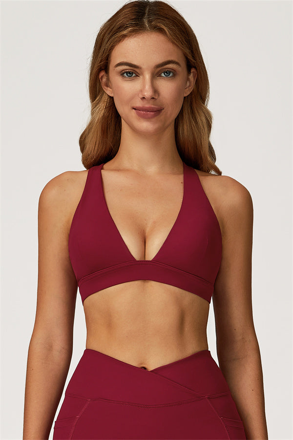 Conjunto de dos piezas de top deportivo y leggings Glacier