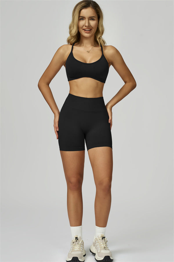 Conjunto de 2 piezas de shorts y top deportivo Prime