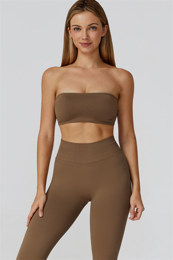 Conjunto de 2 piezas de leggings y sujetador deportivo Reign