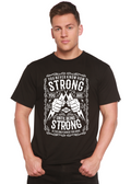 Camiseta gráfica de manga corta de viscosa de bambú/algodón orgánico Strong Spun Bamboo® para hombre