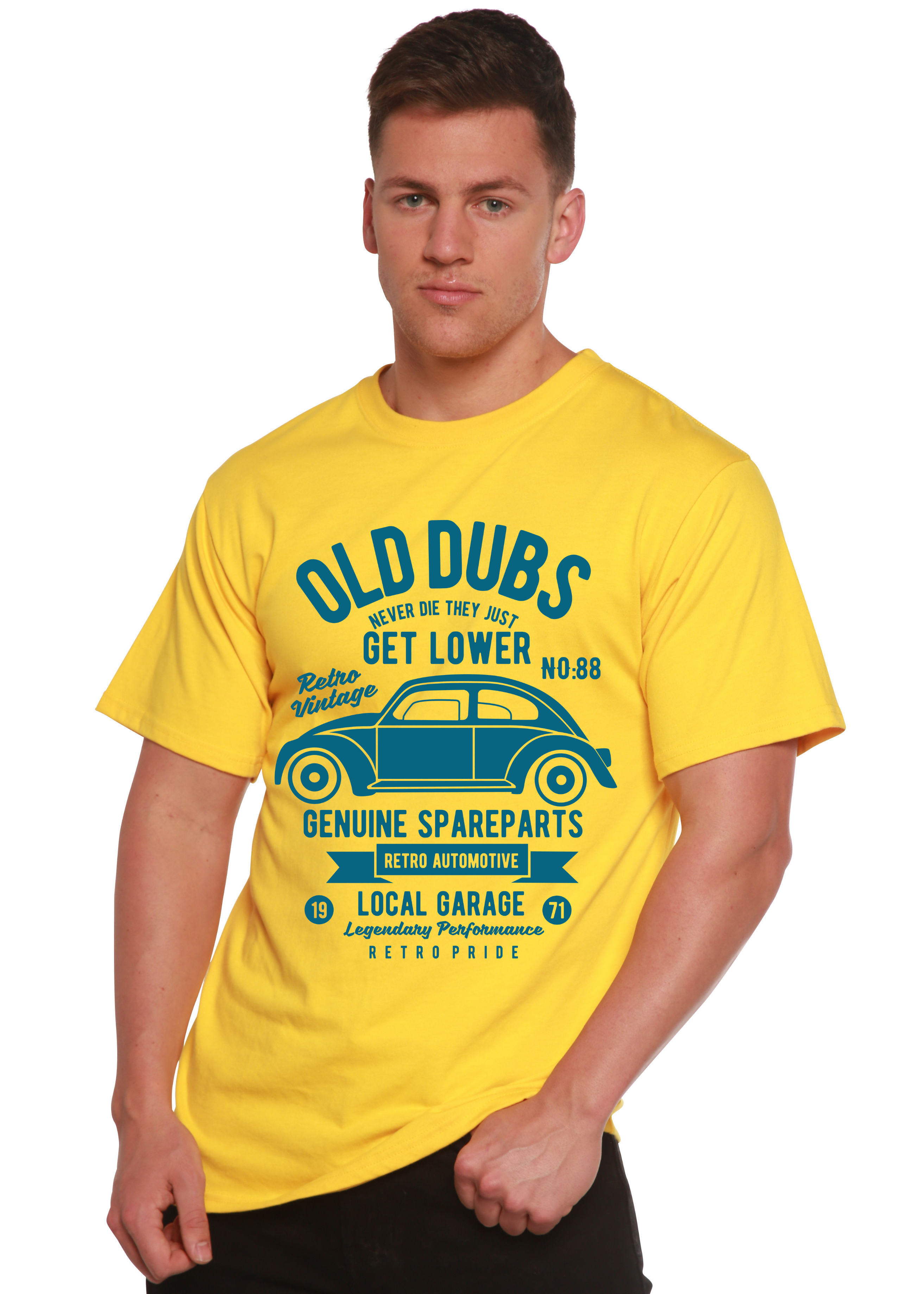 Camiseta gráfica de manga corta de bambú/algodón orgánico Spun Bamboo® para hombre de Old Dubs