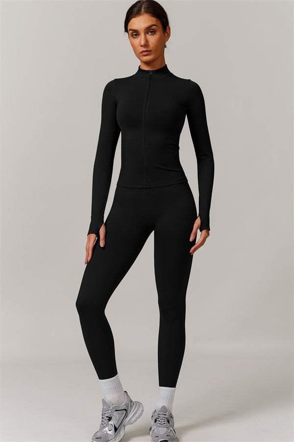 Conjunto de 2 piezas de chaqueta y leggings Nova Luxe