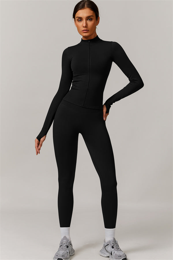 Conjunto de 2 piezas de chaqueta y leggings Nova Luxe