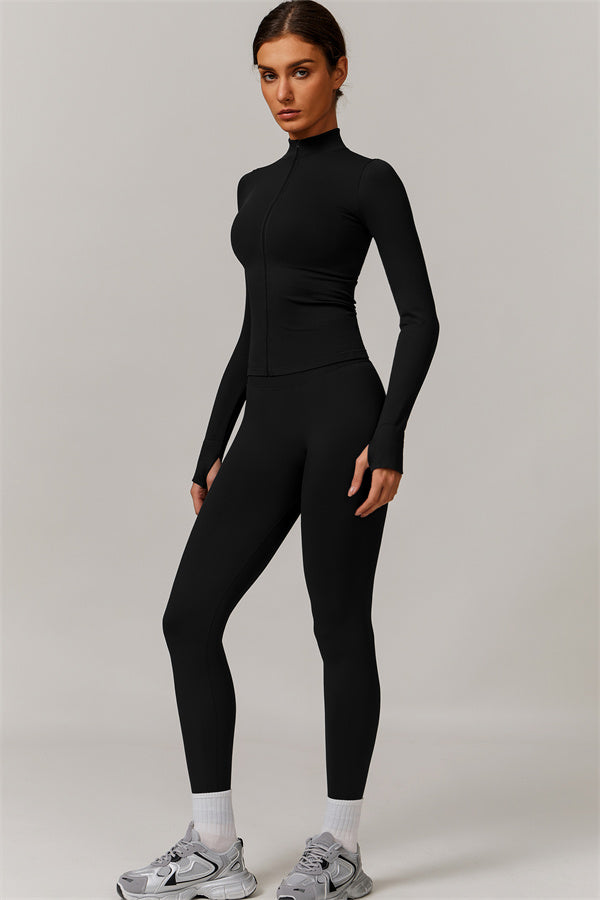 Conjunto de 2 piezas de chaqueta y leggings Nova Luxe
