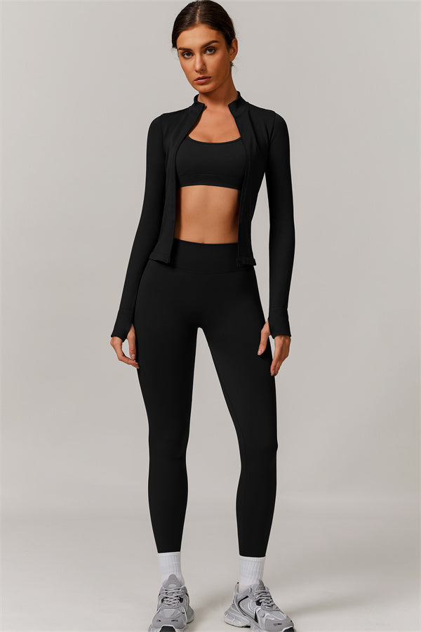 Conjunto de 2 piezas de chaqueta y leggings Nova Luxe