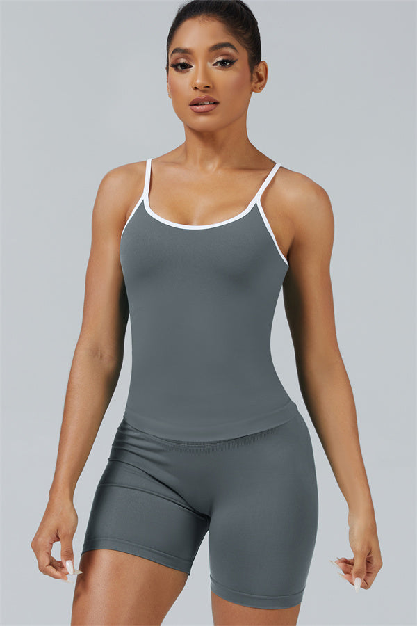 Conjunto de 2 piezas Elevate: top corto y shorts